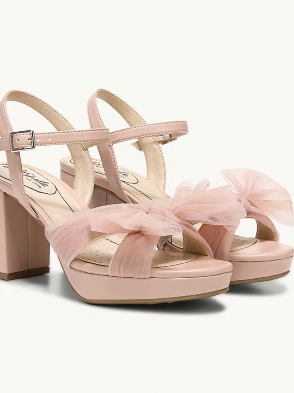 LifeStride Women's Last Dance Heeled Sandal True Blush Size 8 Brand New!